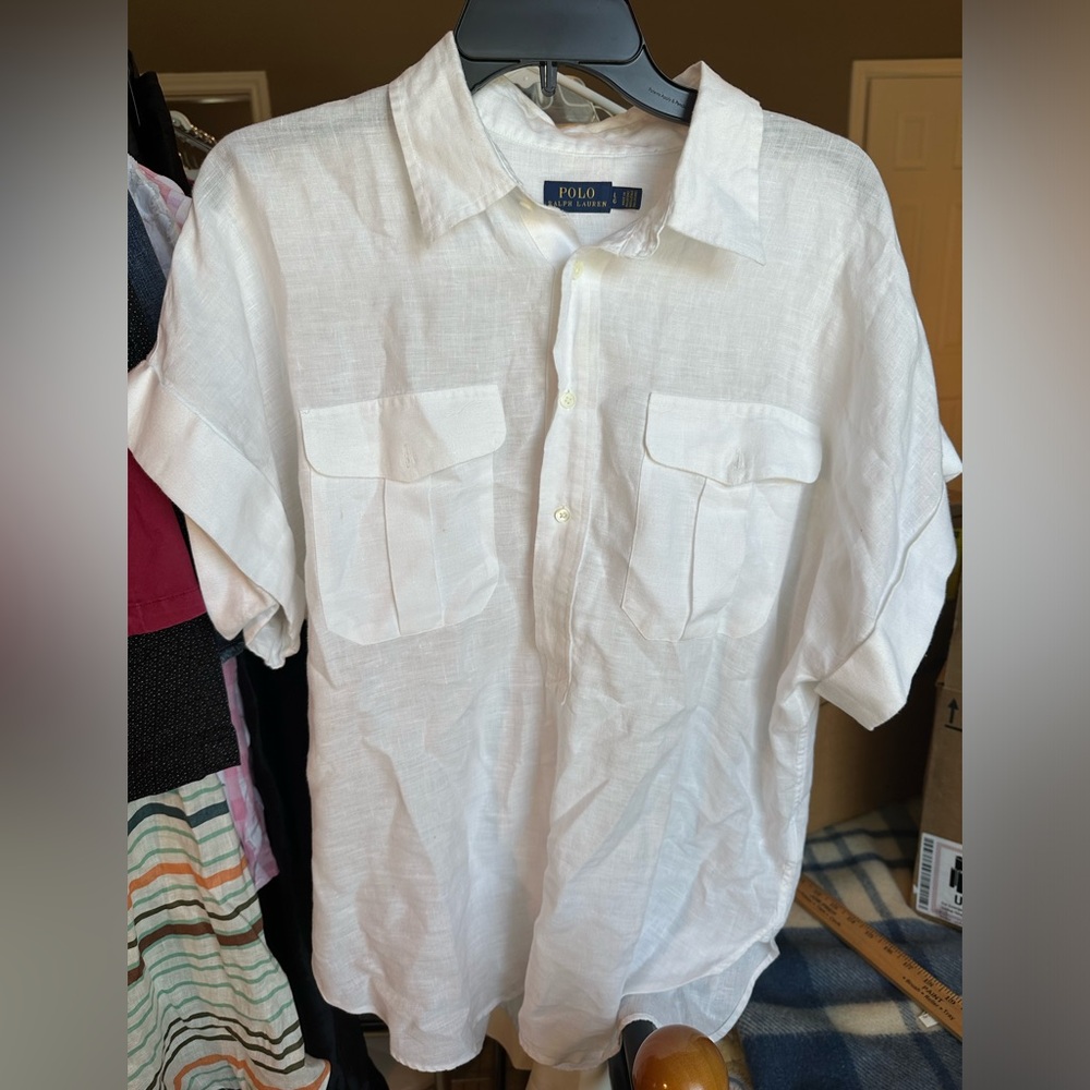 White Linen blouse